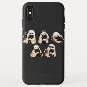 Spookkat Cozy Halloween Duo iPhone XS Max Hoesje