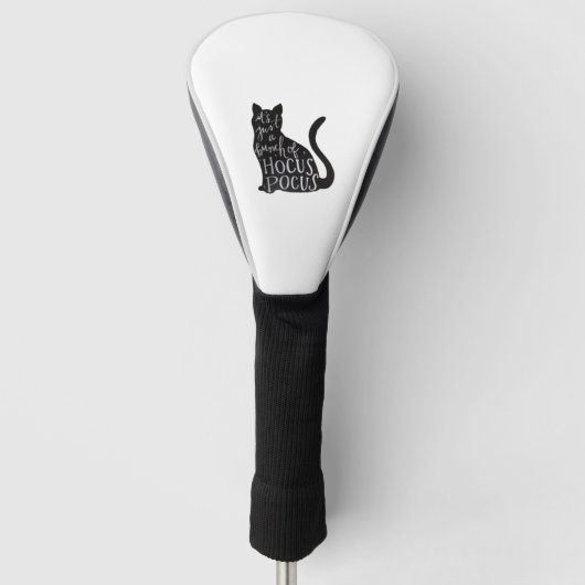 Spookkat Golfheadcover (Voorkant)