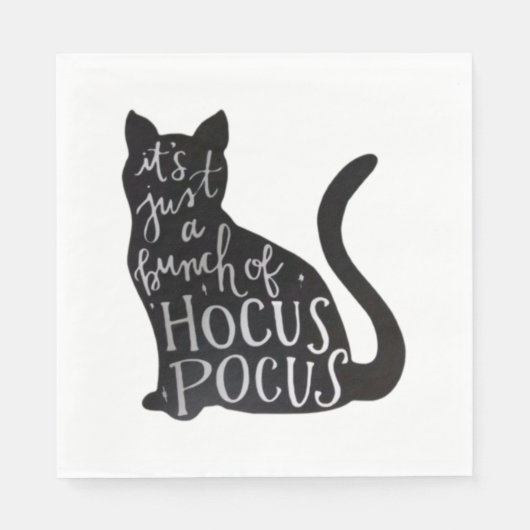 Spookkat Servet (Voorkant)