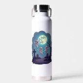 Spookkatparade Waterfles (Voorkant)