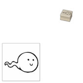 Spookkikkervisje Rubberstempel (Gestempeld)