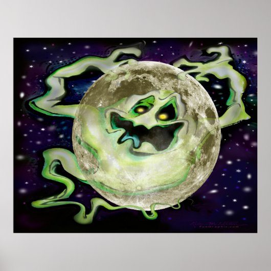Spookmaanposter Poster (Voorkant)