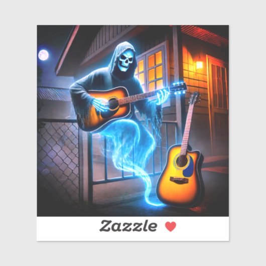 spookmuzikant sticker (Vel)