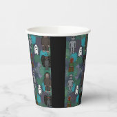 Spookpapier Bord Papieren Bekers (Links)