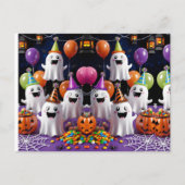 spookpartij briefkaart (Voorkant)