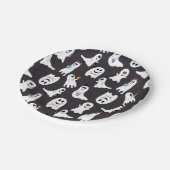 spookpatroon papieren bordje (Gekanteld)