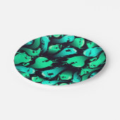 spookpatroon papieren bordje (Gekanteld)