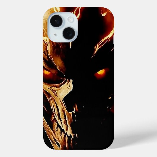 Spookrijder Skull Fire Case-Mate iPhone Case (Achterkant)