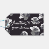 Spookroos Geplaagde Dromen Halloween Cadeaulabel (Achterkant Horizontaal)