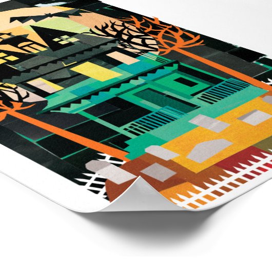 Spooks van het gehakte huis poster (Hoek)