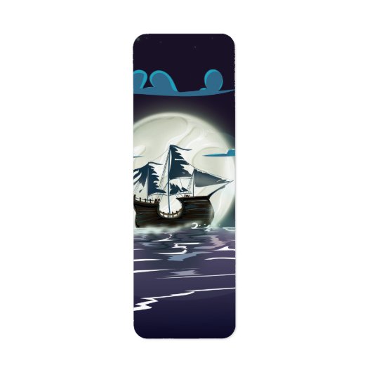 Spookschip Etiket (Voorkant)