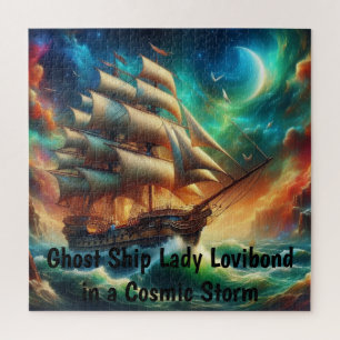 Spookschip Lady Lovibond in een kosmisch Storm Legpuzzel