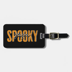 Spookseizoen Bagagelabel