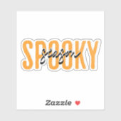 Spookseizoen Sticker (Vel)