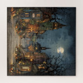 Spookstad puzzel (Horizontaal)