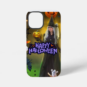 Spooktactulaire Halloween-verjaardagsuitnodiging iPhone 12 Mini Hoesje