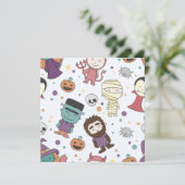 Spooktaculair Halloween Kostuumfeest | Uitnodiging (Staand voorkant)