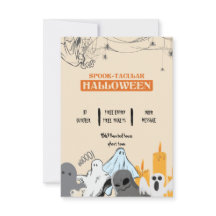 Spooktaculair schattig spook Halloween feest