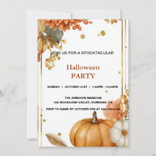 Spooktaculaire Dark Haunted House Halloween Party  Kaart