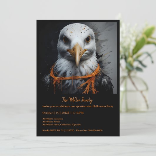 Spooktaculaire enge Halloween-dieren in vermomming (Staand voorkant)