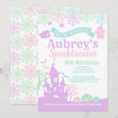 Spooktaculaire halloween Birthday Kaart (Voorkant / Achterkant)