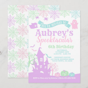 Spooktaculaire halloween Birthday Kaart