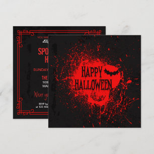 Spooktaculaire Halloween Horror Party Uitnodiging