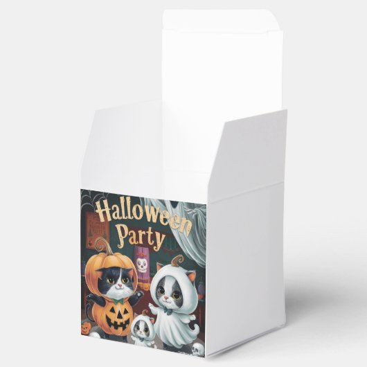 Spooktaculaire halloween-partij bedankdoosjes (Geopend)