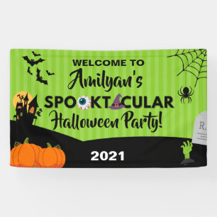 Spooktaculaire halloween Party Banner