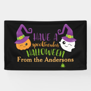 Spooktaculaire Halloween Party Decor gepersonalise Spandoek