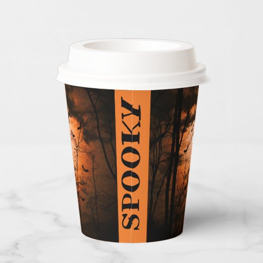 Spooktaculaire Halloween Party Paper Cups Papieren Bekers (Rechts)