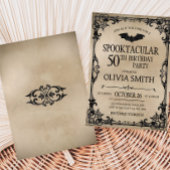  spooktaculaire Halloween verjaardagsfeestje Kaart