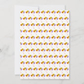 Spooktaculaire kinderen Birthday Halloween Party Kaart (Achterkant)