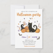 Spooktaculaire uitnodiging van de partij van het H (Voorkant)
