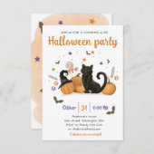Spooktaculaire uitnodiging van de partij van het H (Voorkant / Achterkant)