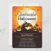 Spooktaculaire uitnodiging van Halloween Costume P (Voorkant)
