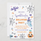Spooktaculaire uitnodiging van Halloween Party (Voorkant)