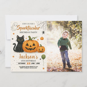 Spooktaculaire uitnodiging voor Birthday