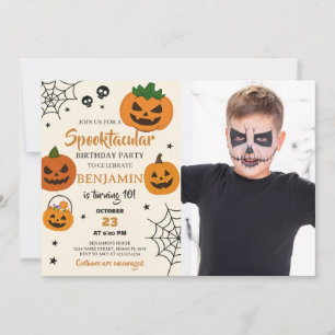 Spooktaculaire uitnodiging voor Birthday