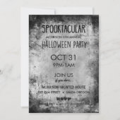 Spooktaculaire  uitvindingen van Halloween Party Kaart (Voorkant)