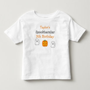 Spooktaculaire verjaardag kinder shirts
