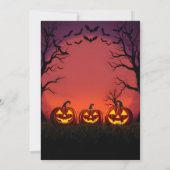 Spooktaculaire vleermuizen en Jack-O'-Lanterns Hal Kaart (Achterkant)