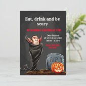 Spooktacular avond kaart (Staand voorkant)