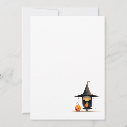 Spooktacular Cute Witch merci (Dos)