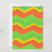 Spooktacular Ghosts Green Anniversaire Invitation (Dos)