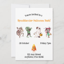 Spooktacular Halloween Bash Kaart