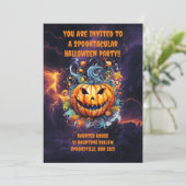 Spooktacular Halloween Bash Kaart (Staand voorkant)