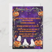 Spooktacular Halloween Bash Kaart (Achterkant)