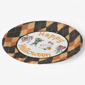 Spooktacular Halloween Bash Papieren Bordje (Gekanteld)