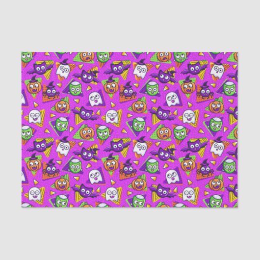 Spooktacular Halloween Characters Tissue Paper Tissuepapier (Voorkant)